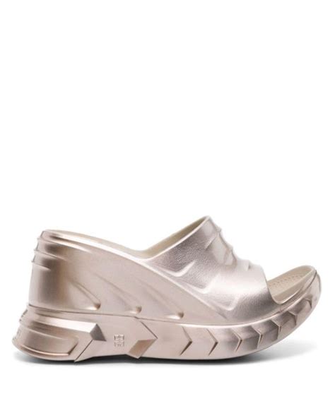 givenchy flip flops amazon|Givenchy marshmallow slide wedge sandals.